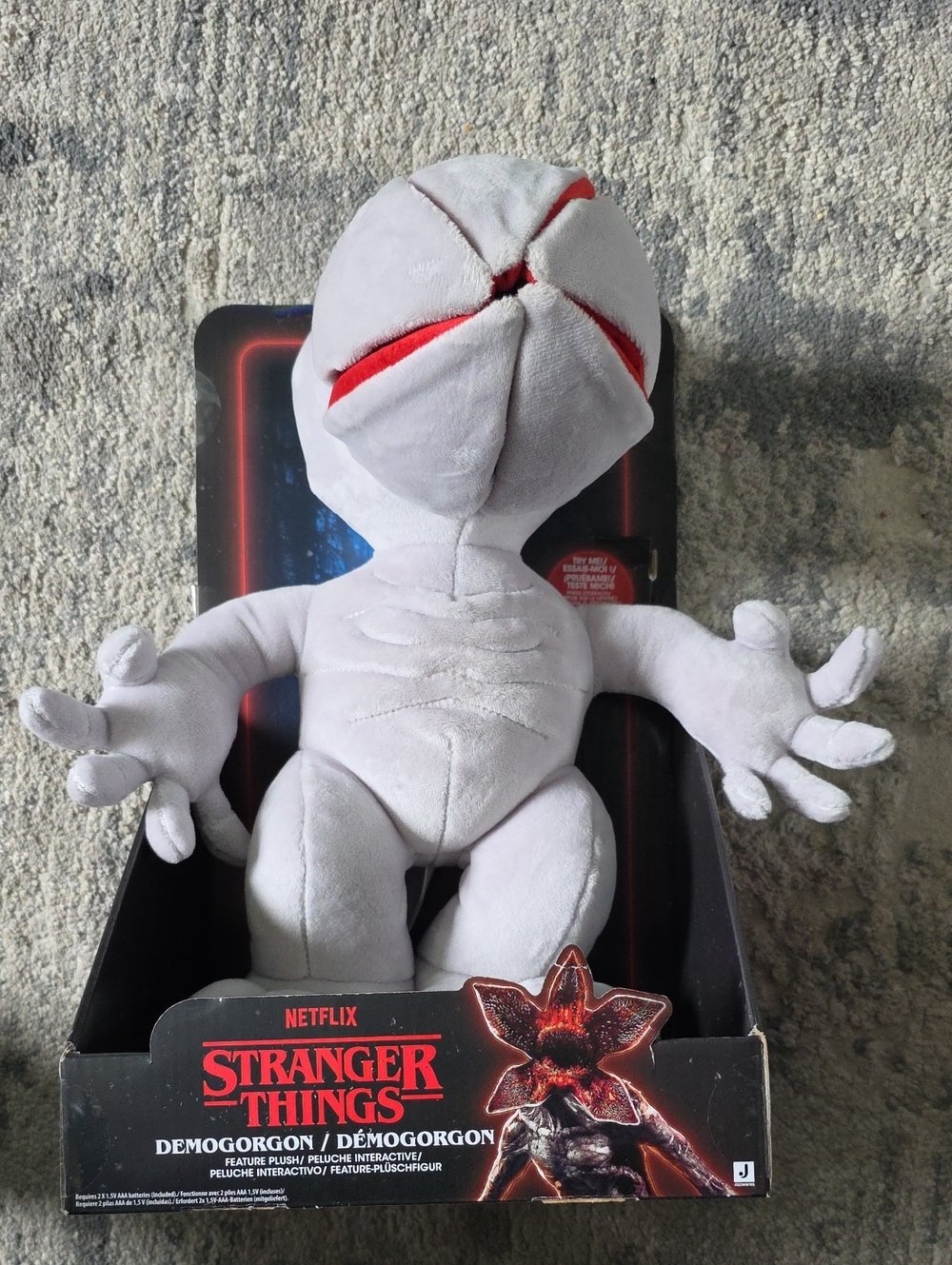 Netflix Stranger Things Demogorgon Plush - White with Red Mouth